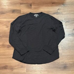 Men's AE Outfitters Black Long Sleeve Lightweight Sweatshirt. Size L